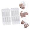 2sets Transparent Gel Heel Liners of -Friction Foot Pads for Comfort and Against Blisters for Sports Casual and High Heels view 4