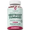 PurePremium Beet Root Gummies 50:1 Extract - 60 Sugar Free Chews - Super Nitric Oxide Beetroot Gummies | Natural Blueberry Flavor - Supplements for Normal Blood Pressure view 4
