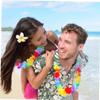 DECHOUS 10pcs Hawaii Floral Garland Neck Pendant Wreath Colorful Sunflower Necklace Set for Costumes Parties and Beach Events Two Styles Each view 2