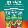Tom's of Maine Anticavity Kids Natural Toothpaste Variety Pack, Strawberry, Orange Mango, Watermelon Flavors, Kids Toothpaste with Fluoride, Safe for Ages 2 and Up, 5.1 oz (Pack of 3) view 2