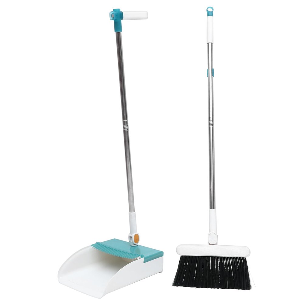 ABOOFAN Broom Dustpan Kit Home Cleaning Tool Bathroom Cleaning Device Household Broom Set Random Color