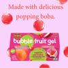 Del Monte Bubble Fruit Gel Apples and Boba in Watermelon Flavored Gel, 4.5oz (24 Count) | Real Fruit & Popping Boba Pearls, Lunch Snacks, Fruit Cups view 3