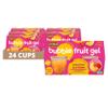 Del Monte Bubble Fruit Gel Peaches and Boba in Strawberry Flavored Gel, 4.5oz (24 Count) | Real Fruit & Popping Boba Pearls, Lunch Snacks, Fruit Cups view 1