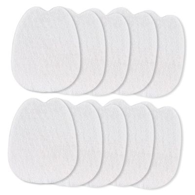 10pcs Felt Metatarsal Foot Pads Comfortable Ball of Foot Cushions for Men Women for High Heels Flats and Running Shoes Provides Pain Relief and Support