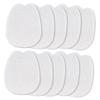 10pcs Felt Metatarsal Foot Pads Comfortable Ball of Foot Cushions for Men Women for High Heels Flats and Running Shoes Provides Pain Relief and Support view 1