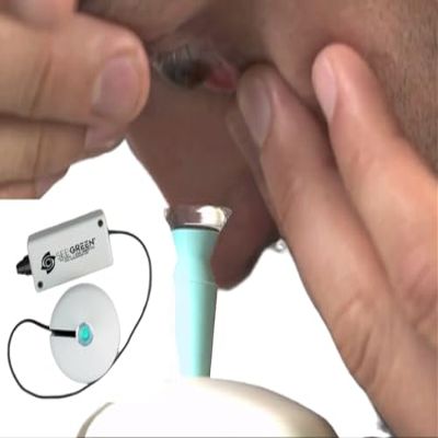 See-Green FDA-Registered Scleral Lens Inserter and Remover with Light Guidance  Hands-Free (with Stand), Bubble-Free, System for Easy, Accurate, Hygienic Lens Application