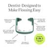 Slate Flosser Refills - Reusable Woven Floss, PFAS-Free, Non-Toxic Dental Floss | Fits Slate Electric Flosser w/Tongue Scraper & Gum Sweeps | 20-Pk Green Thin Floss Heads view 2