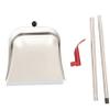 DECHOUS Made of High-Class Plastic Stainless Steel Stoop Dustpan Handle Home Dustpan Cleaning Refuse Container view 1