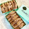 6 Boxes of Gourmet English Toffee Candy Sticks - English toffee doused in gourmet milk chocolate and rolled in crushed roasted almonds. Each box is packed in our 1 LB fancy candy box view 2