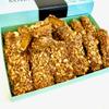 6 Boxes of Gourmet English Toffee Candy Sticks - English toffee doused in gourmet milk chocolate and rolled in crushed roasted almonds. Each box is packed in our 1 LB fancy candy box view 4