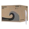Boardwalk Heavyweight Wrapped Polypropylene Cutlery, Knife, White, 1,000/Carton view 1
