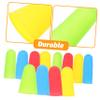 minkissy 12pcs Silicone Finger Protectors Non- Household Finger Covers for Safe Tool Use Candy Color Thumb Guards Comfortable Reusable for Crafts and Cooking view 2