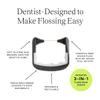 Slate Flosser Refills - Reusable Woven Floss, PFAS-Free, Non-Toxic Dental Floss | Fits Slate Electric Flosser w/Tongue Scraper & Gum Sweeps | 20-Pk Gray Thin Floss Heads view 2