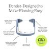 Slate Flosser Refills - Reusable Woven Floss, PFAS-Free, Non-Toxic Dental Floss | Fits Slate Electric Flosser w/Tongue Scraper & Gum Sweeps | 20-Pk Blue Nano-Hydroxyapatite (nHa) Thin Floss Heads view 2