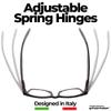 GrinderPUNCH GrinderPUNCH Blue Light Reading Glasses High Magnification Strong Reading Power Readers For Men Woman (Tortoise Tide 1.00) view 4