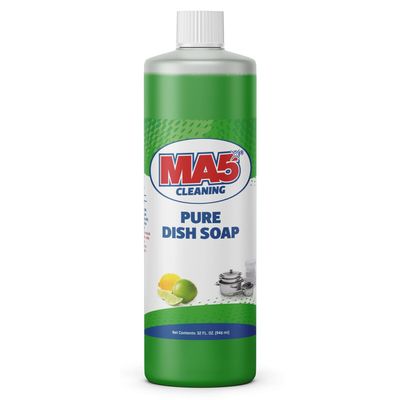 MA5X CLEANING Pure Liquid Dish Soap, 32oz