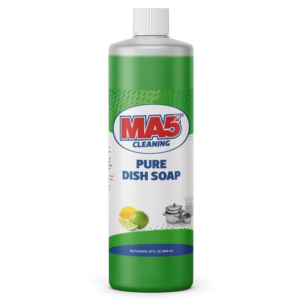 MA5X CLEANING Pure Liquid Dish Soap, 32oz