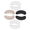 4pairs Adhesive Heel Pads for High Heels Transparent Black and Skin Tone Options for Women Anti-wear Cushions for Blister Prevention and Improved Shoe Fit view 1