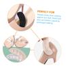 4pairs Adhesive Heel Pads for High Heels Transparent Black and Skin Tone Options for Women Anti-wear Cushions for Blister Prevention and Improved Shoe Fit view 3