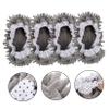 2pairs Multi-use Mop Socks Reversible Chenille Mop Slippers Washable for Easy Floor Cleaning view 3