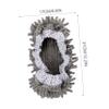 2pairs Multi-use Mop Socks Reversible Chenille Mop Slippers Washable for Easy Floor Cleaning view 4