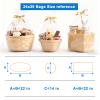 Arsmat Large Clear Cellophane Gift bags, 20 Pack 24"X30" Cellophane Wrap for Gift Baskets, 1.5 Mil Thick Clear Basket Bags view 3