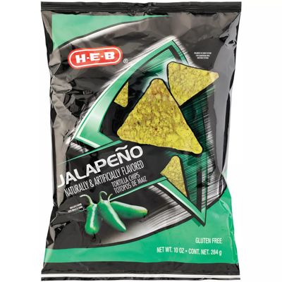 NineLife Basics HEB Jalapeo-Flavored Tortilla Chip 10 oz 2 Bags
