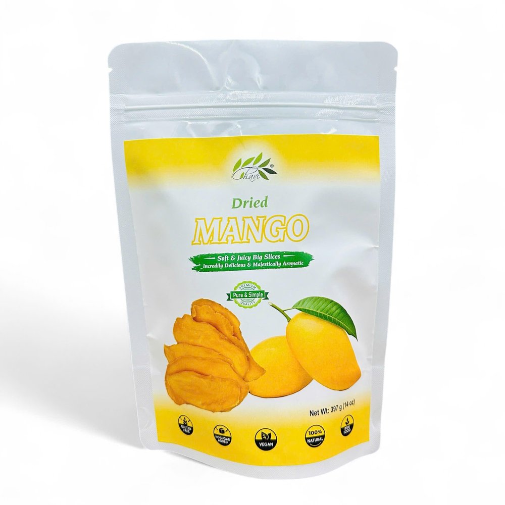 CHAVI Dried Fruit | No Added Sugars | Naturally Sweet | No Additives or Preservatives | Healthy 1 Ingredient Superfood - Family Supersnacks | Unsulfured, Vegan, Non-GMO, Gluten-Free (14 oz, Mango)