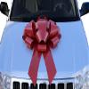 Premium Gold 30" L X 4 " W Giant Car Bow Magnetic Vinyl Bow, Pack 1 view 3