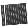 Kisangel 10pcs Aquarium Thermometer Sticker Accurate Temperature Monitoring Strip for Fish Tanks No Batteries Required Easy to Use Ranges from for Aquatic Environments view 1