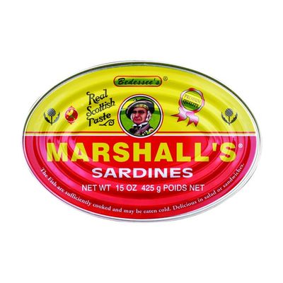 Bedessee's Marshall's Sardines in Tomato Sauce 15oz (425g) 4 Pack