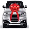 Premium Blue 30" L X 4 " W Giant Car Bow Magnetic Vinyl Bow, Pack 4 view 2