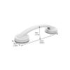 NOLITOY Elderly Safety Grab Bars for Bathroom Non-Skid Shower Handle Rail Handrail for Elderly view 2