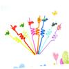 Hoement 8-Pack Small Dinosaur Drinking Straws Colorful Disposable Plastic Straws for Boys and Girls Birthday Party Supplies Curved Design for Fun and Effortless Sipping view 3