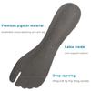 2 Pairs Pigskin Flip Flop Insoles Anti-Slip, Self Adhesive Cushion Insert for Thong Sandals Pain Relief, Arch Support Sandals Slippers Insoles Prevent Calluses, Black Gray, 5-7.5 view 2