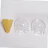 Operitacx Plastic Cases Ice Candy Container Candy Packaging Box Perfect for Wedding Party Supplies view 3