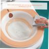 FRCOLOR Household Sitz Bath Basin for Women Comfortable and Convenient Postpartum Care Non-Slip Design for Treatment and Personal Hygiene view 3