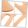 MAGICLULU Moon Shaped Gua Sha Tool Wooden Facial Roller for Muscle Scraper for Back Neck Massage view 2