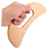 MAGICLULU Moon Shaped Gua Sha Tool Wooden Facial Roller for Muscle Scraper for Back Neck Massage view 3
