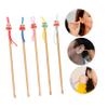 Beaupretty 5pcs Bamboo Ear Wax Remover Tools Portable Ear Cleaning Spoons for Safe and Gentle Multi-Functional for Family and Friends view 2