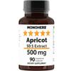 MONOHERB Apricot Extract 500 mg - 90 Vegetarian Capsules view 1