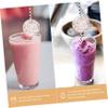 minkissy Disco Ball Straws Set of 12 Paper Straws for Drinks for Parties Cocktails and Decorations view 4