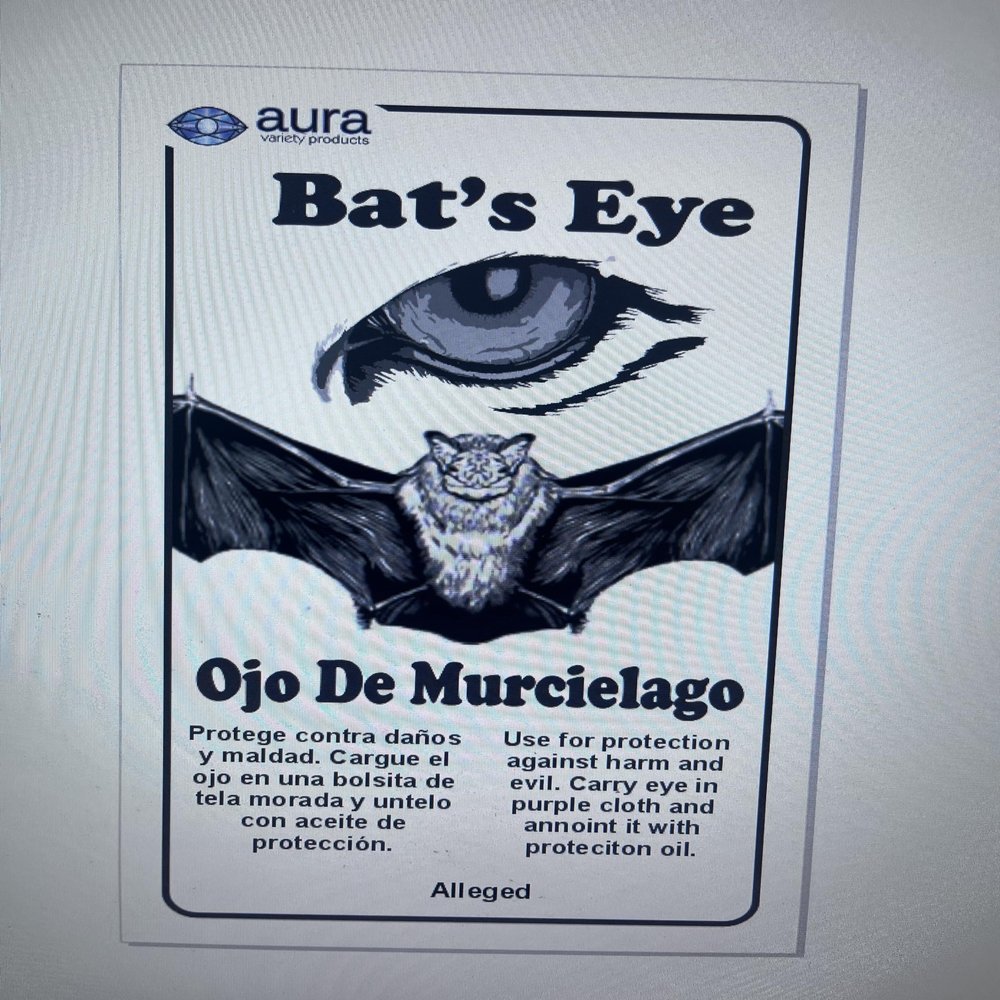 1 Piece BAT'S Eye Curio- OJO DE Murcielago