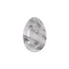 KAKAYE Yoni Eggs for Women Kegel Training 3 Sizes Rock Crystal Drilled and Undrilled Pelvic Massage Exercise Massage Ball(1 Undrilled-Large) view 4
