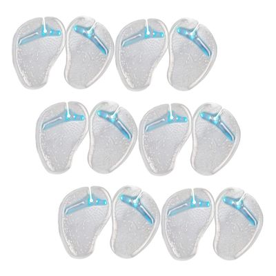 NOLITOY 6pairs Arch Support Women Flip-Flops Toe Protectors Self-Adhesive Non-Slip Sandal Insoles for Foot Pain Relief