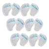 NOLITOY 6pairs Arch Support Women Flip-Flops Toe Protectors Self-Adhesive Non-Slip Sandal Insoles for Foot Pain Relief view 1
