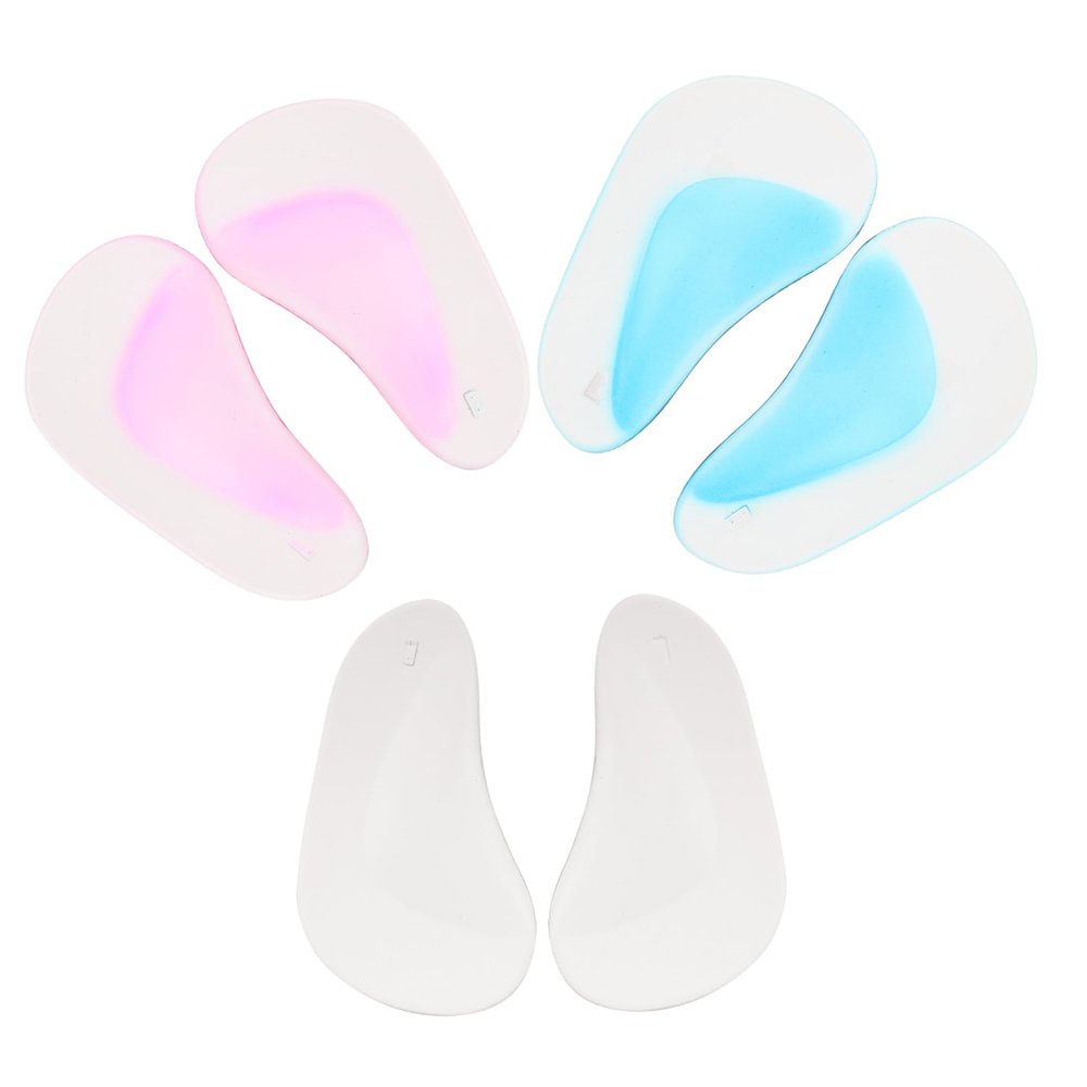 6pcs Silicone Arch Support Cushions Comfortable Gel Insoles for High Heels Foot Flat Feet for Daily Use