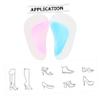6pcs Silicone Arch Support Cushions Comfortable Gel Insoles for High Heels Foot Flat Feet for Daily Use view 2