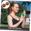 FOMIYES 2pcs Honghuali Fitness Balls Wood Handballs for Massage Therapy Balls and Home Decor view 4