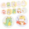 120pcs Cartoon Round Adhesive Bandages for Boy Girl Breathable Wound Care Patches Cute Mini Bandages for Small Wounds Promotes Recovery and Protection view 1